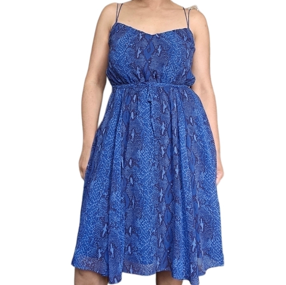 Banana Republic swing animal print dress